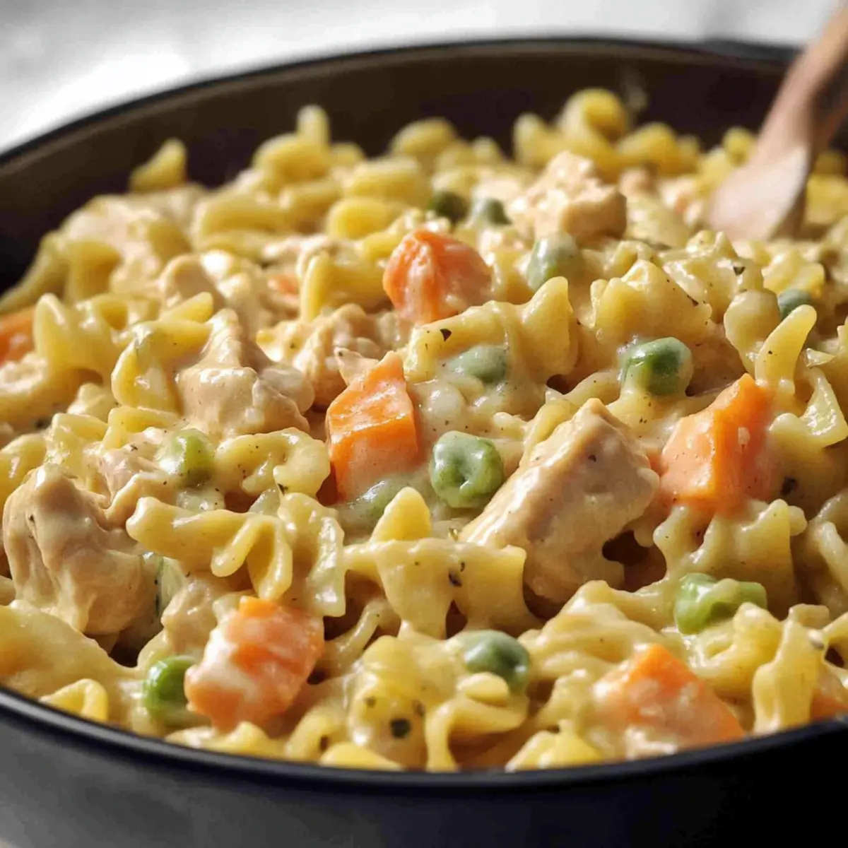 Quick Chicken Pot Pie Pasta