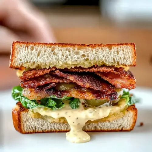 Crunchy Fried Green Tomato BLT Sandwich