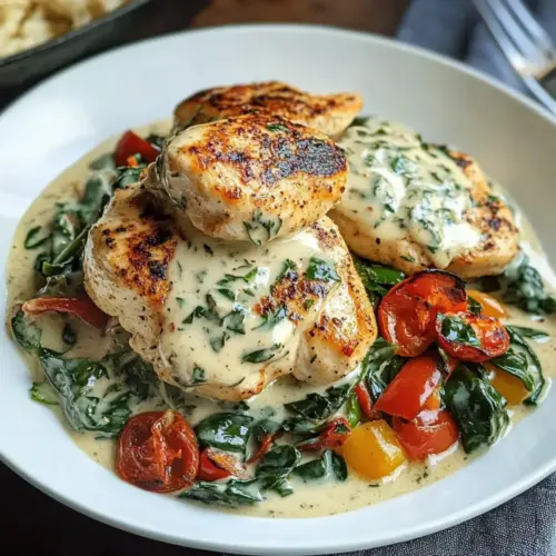 Creamy Mediterranean Chicken Skillet