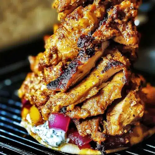 Authentic Greek Chicken Gyros Recipe with Tzatziki Sauce