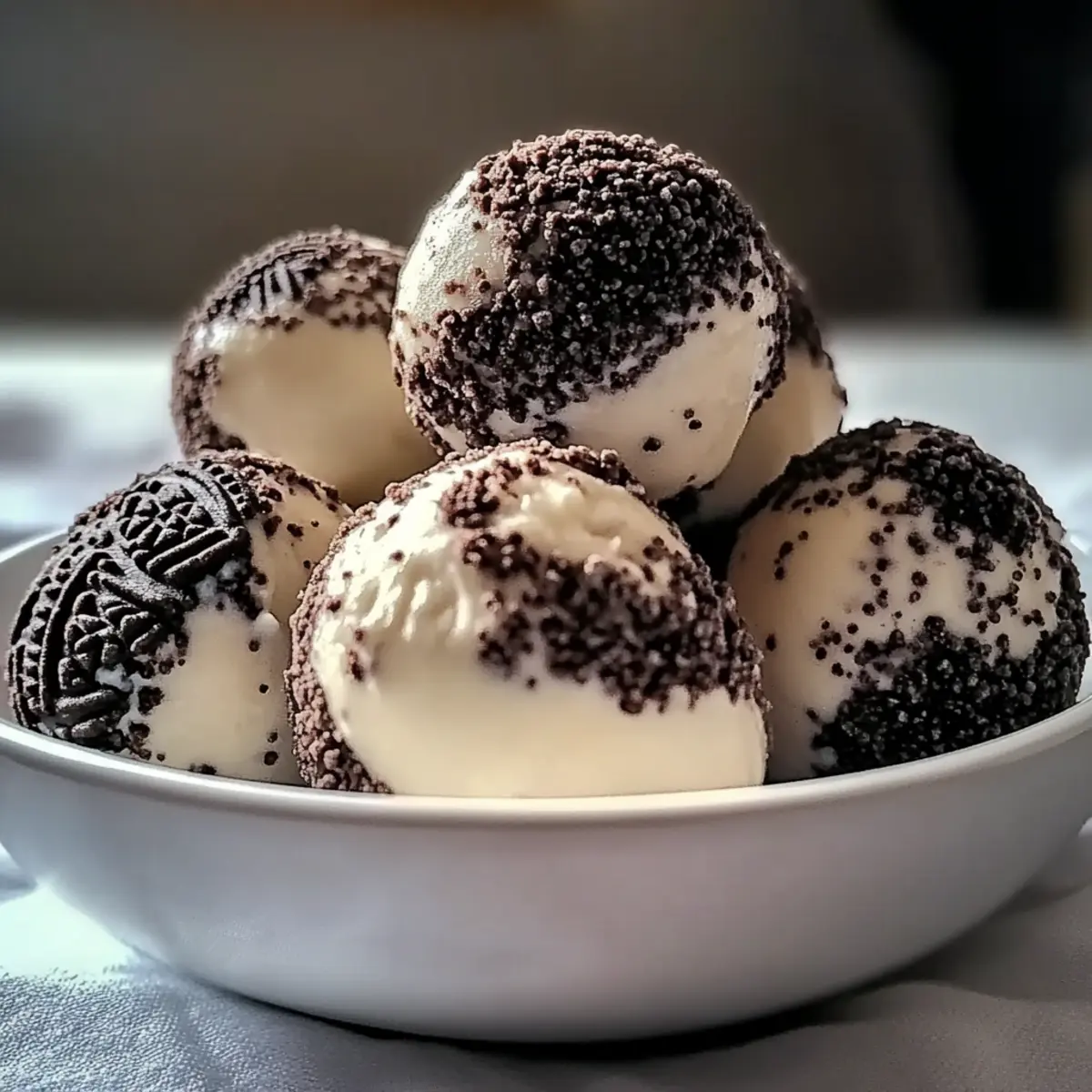 Cream Cheese Oreo Protein Balls