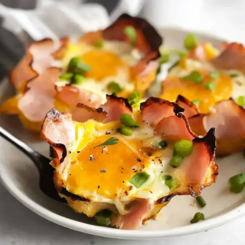 Ham and Cheese Egg Cups
