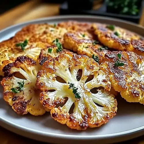 Crispy Baked Cauliflower Steaks