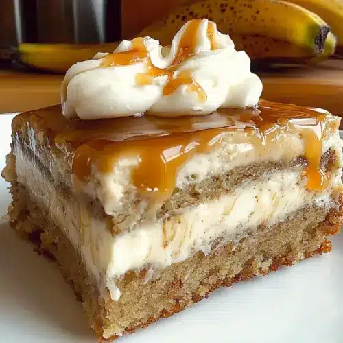 Salted Caramel Banana Cake
