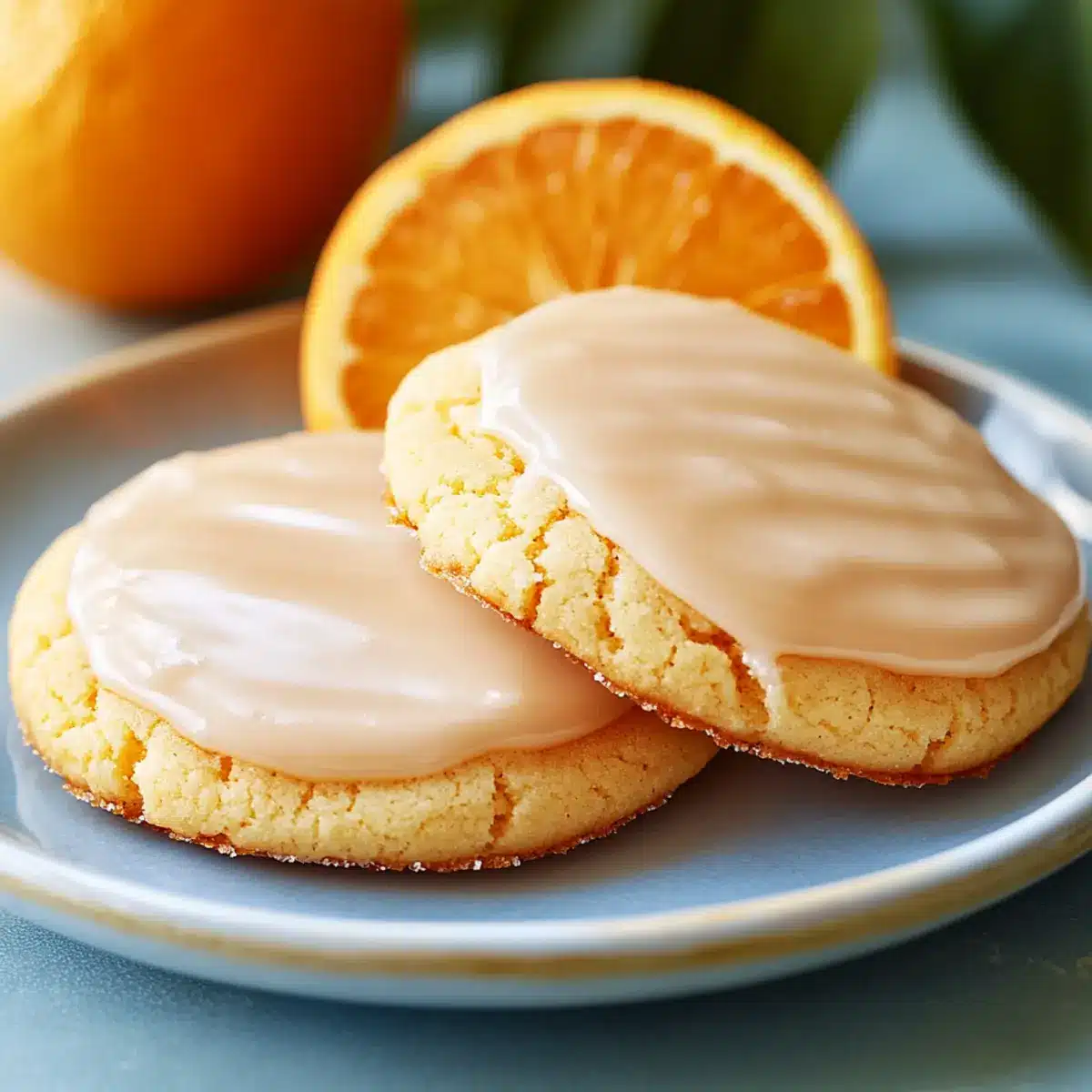 Soft Orange Sugar Cookies