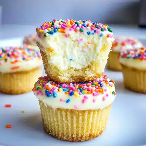 Funfetti ‘Dunkaroo’ Cheesecake Bites