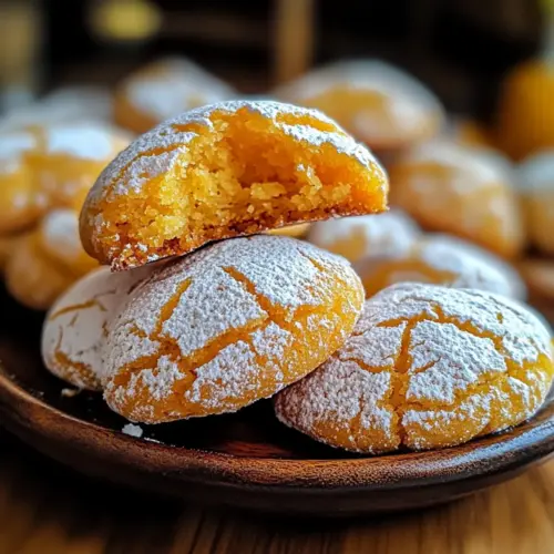 Thai Tea Mochi Crinkle Cookies