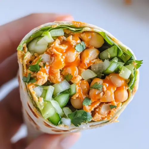 Buffalo Chickpea Wraps
