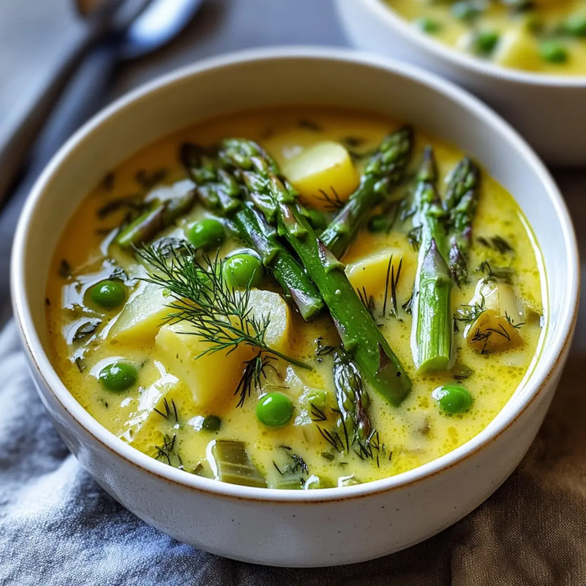 Spring Asparagus and Potato Chowder