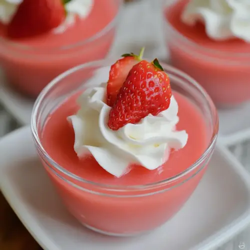 Strawberry Greek Yogurt Jello