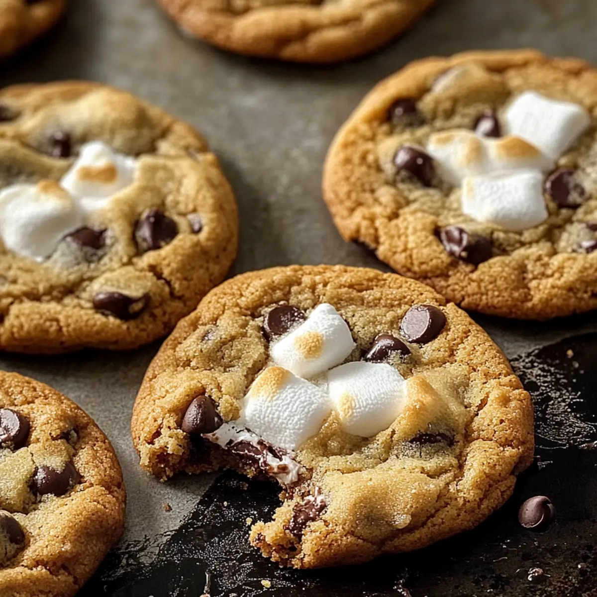Marshmallow Chocolate Chip Cookies