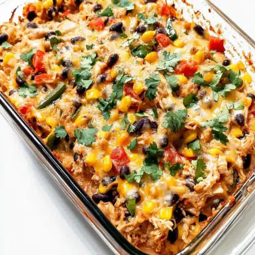 Chicken Burrito Casserole