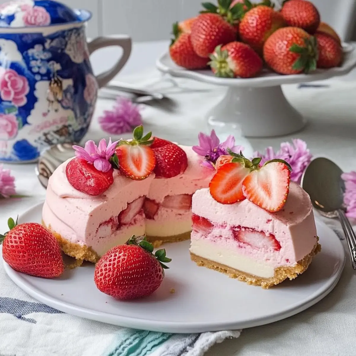 Strawberry Rose Macarons