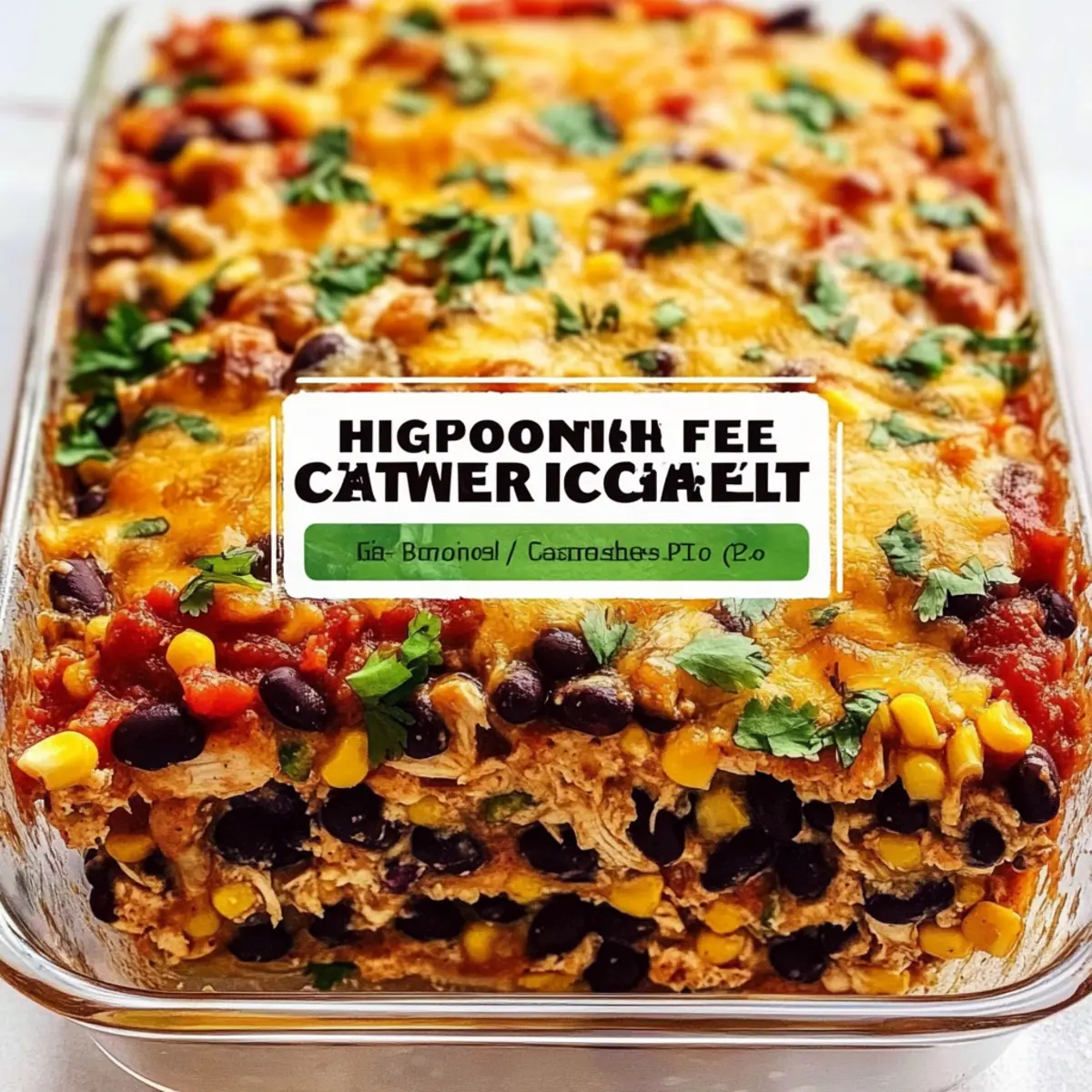 Protein Burrito Casserole