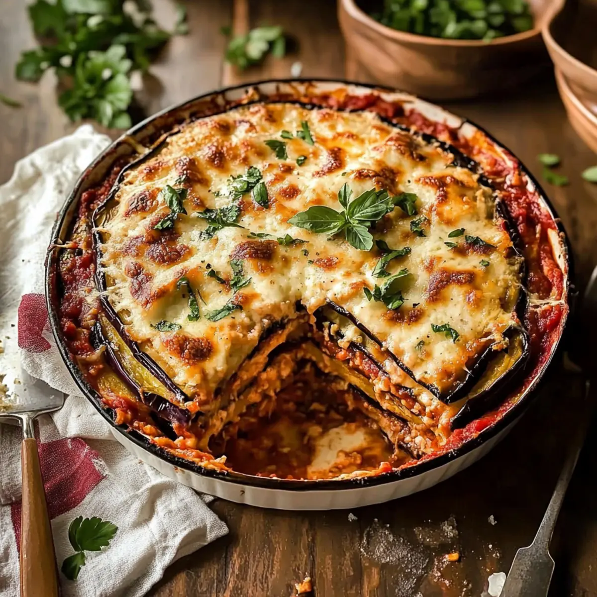 Crispy Eggplant Parmesan