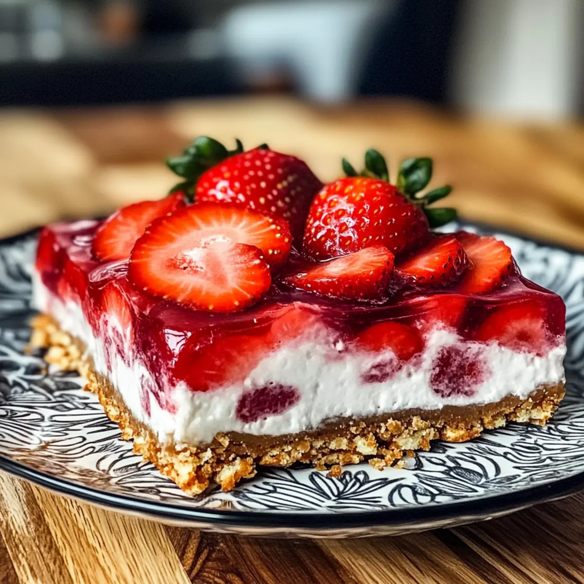 Strawberry Pretzel Jello Salad