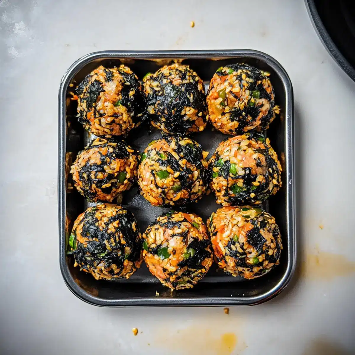 Kimchi Tuna Rice Balls