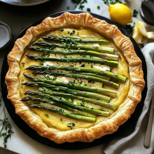 Asparagus and Goat Cheese Tart
