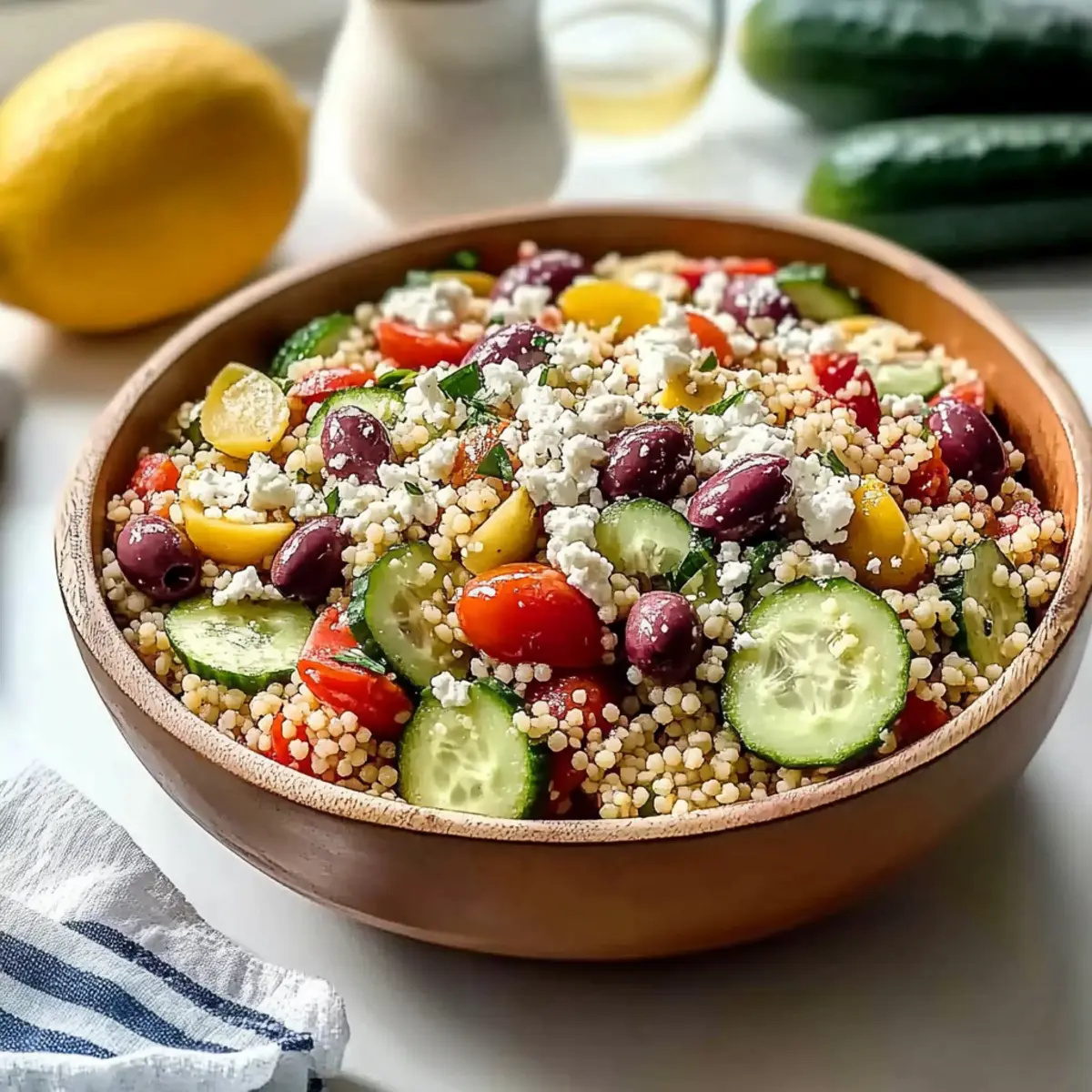 Easy Greek Couscous Salad