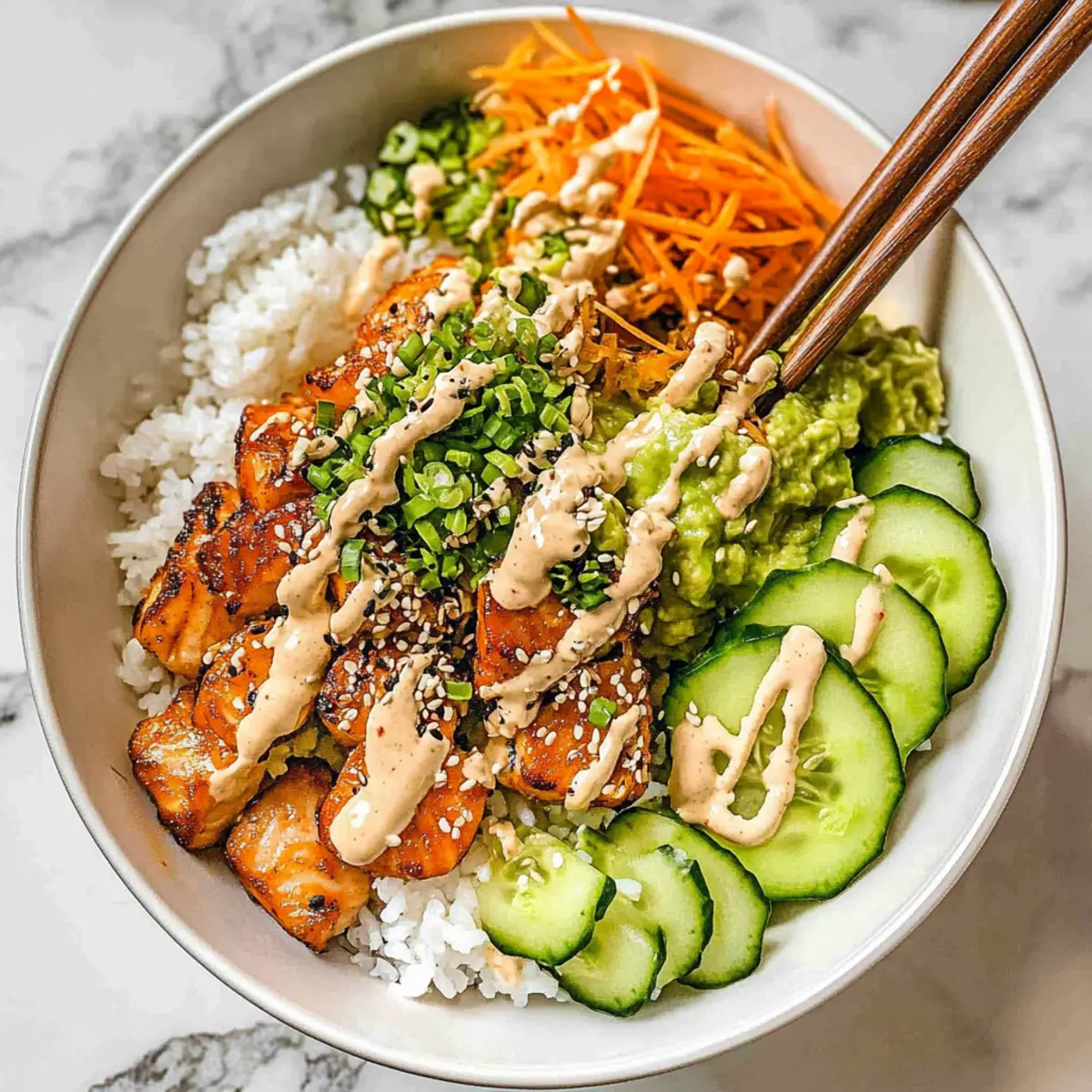 Crispy Salmon Bowls Recipe