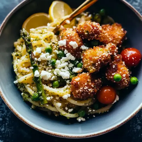 Baked Coconut Shrimp With Springy Rice and Honey Butter Sauce