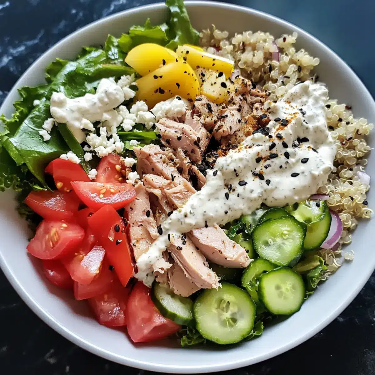 Mediterranean Tuna Bowl