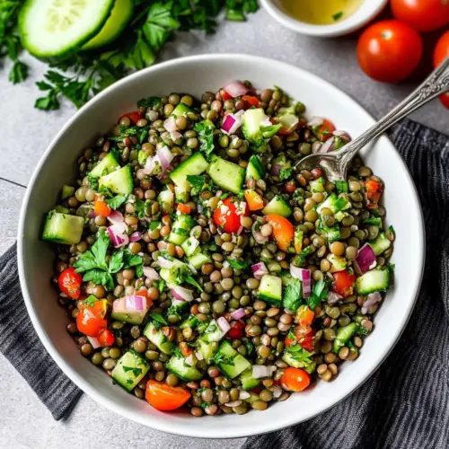 Lentil Tabbouleh Salad