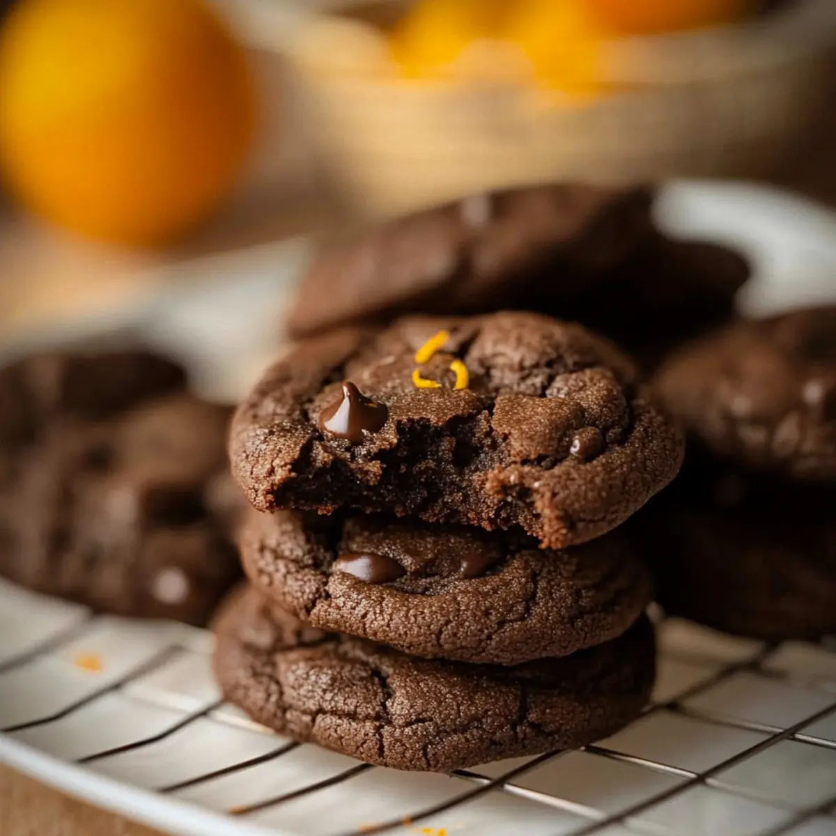 Chocolate Orange Cookies
