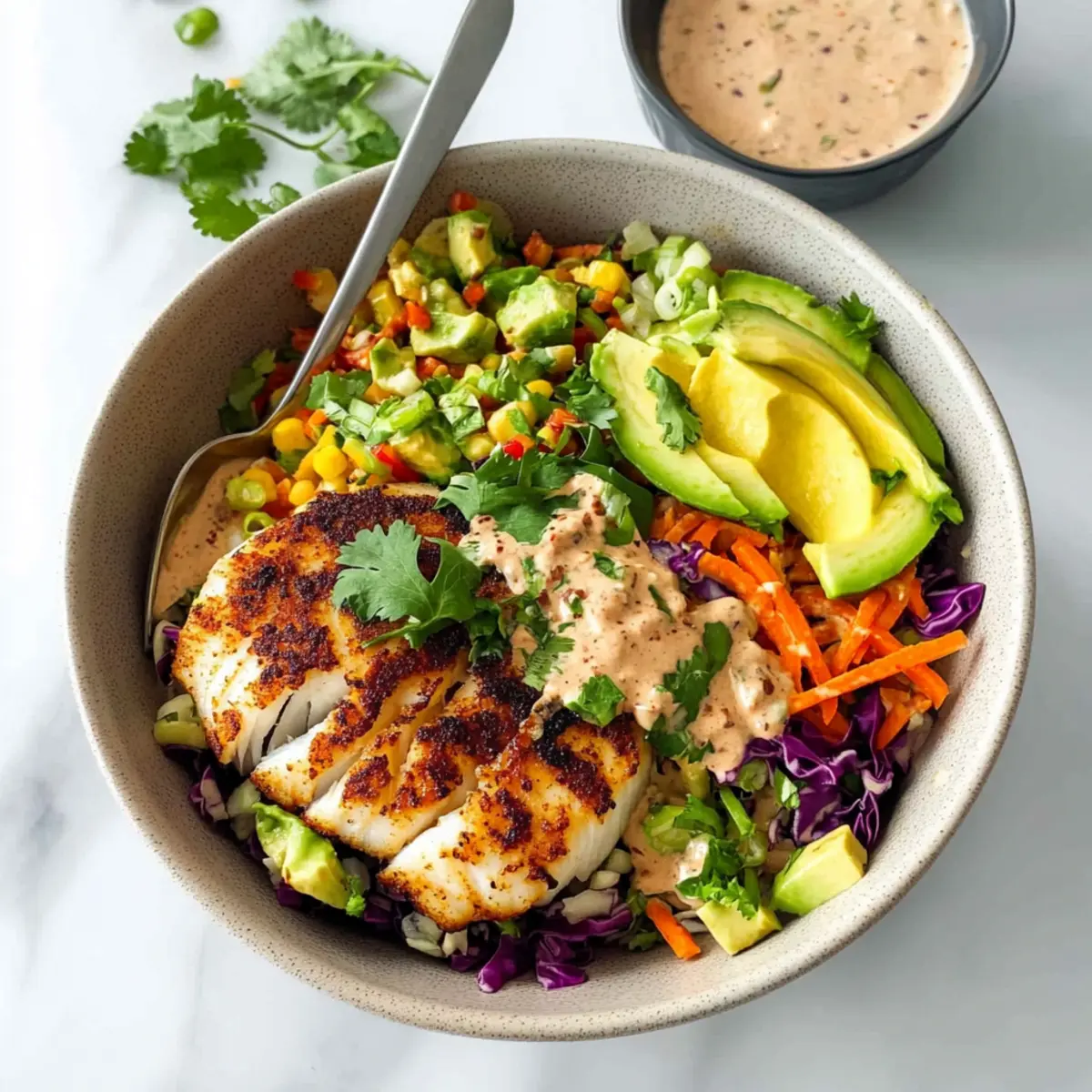 Baja Fish Taco Bowls