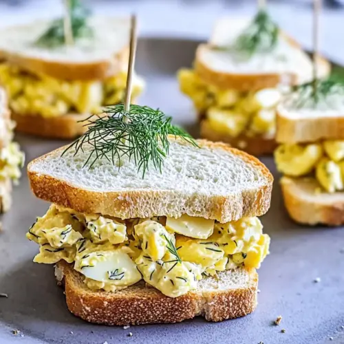 Mini Egg Salad Sandwiches