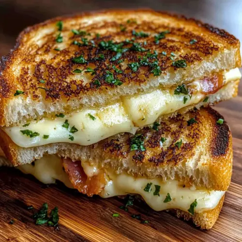 Garlic Bread Grilled Cheese