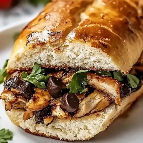 Mexican Chicken Torta Sandwich