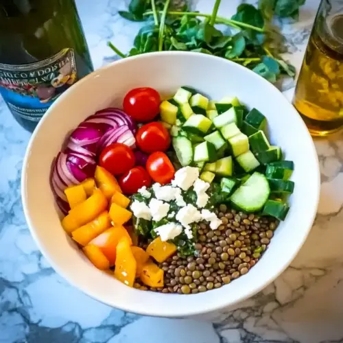 Greek Lentil Power Bowl