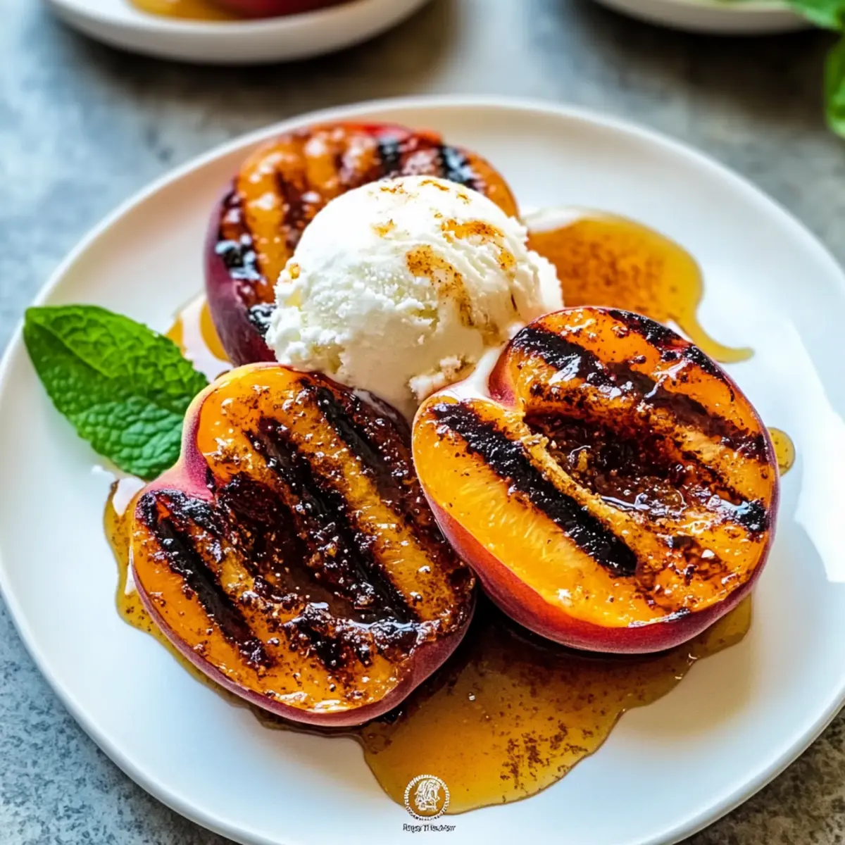 Grilled Peaches