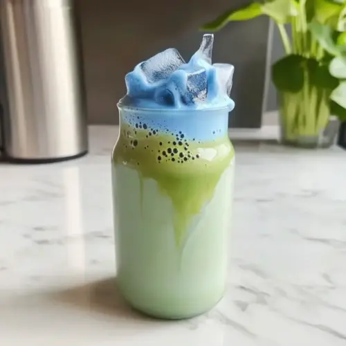 Spirulina Matcha Latte Drink