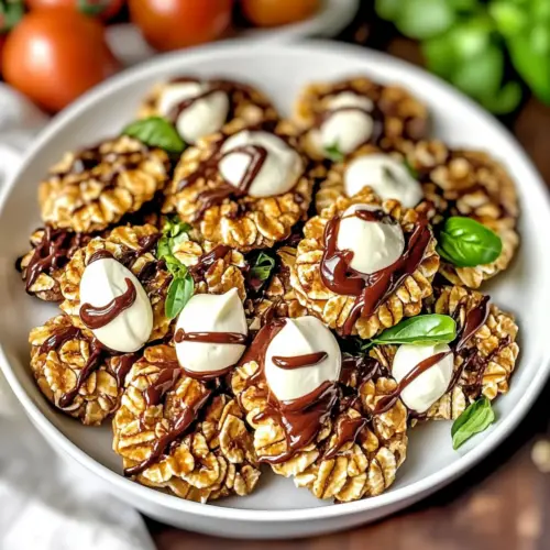 Caprese Pasta Salad with Balsamic Glaze