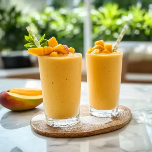 Peach Mango Smoothie