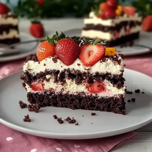 Strawberry Mole Cake