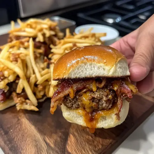 BBQ Cheeseburger Sliders