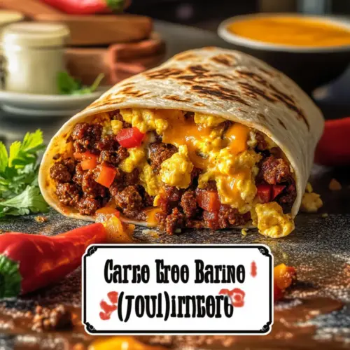 Tasty Chorizo Breakfast Burrito