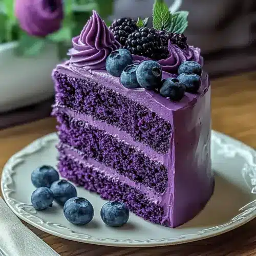 Stunning Purple Velvet Cake