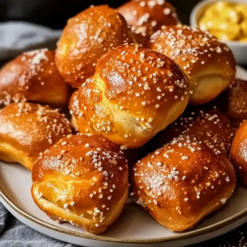 Fluffy Air Fryer Pretzel Bites