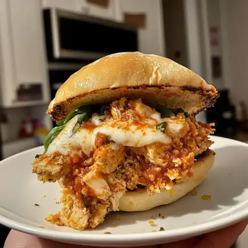 Chopped Chicken Parm Sandwiches