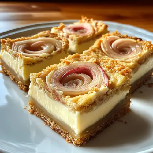 Rhubarb Cream Cheese Bars