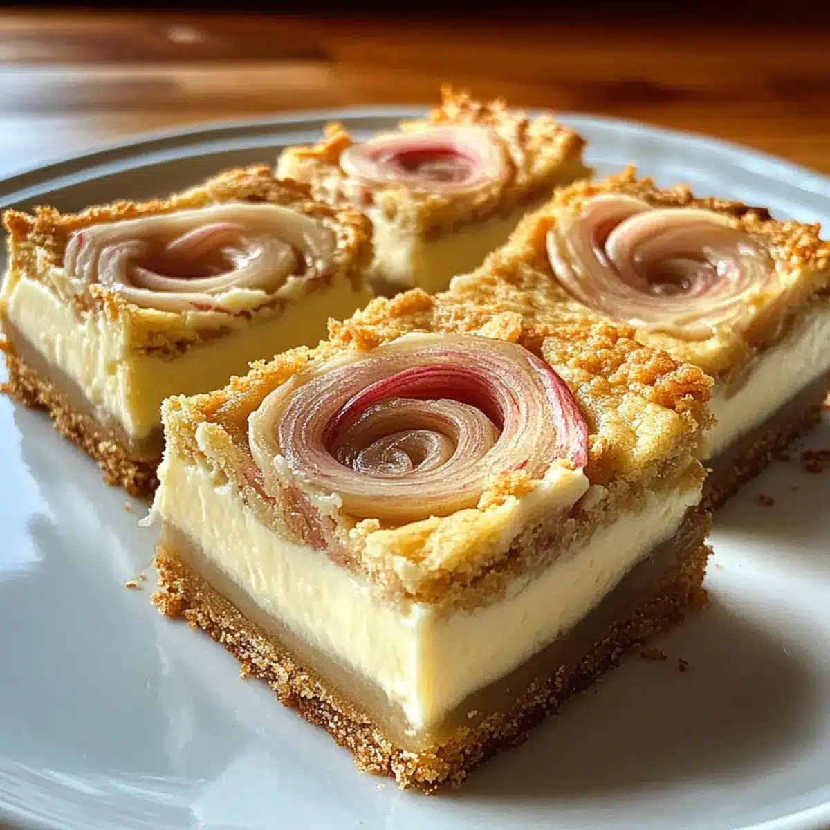 Rhubarb Cream Cheese Bars