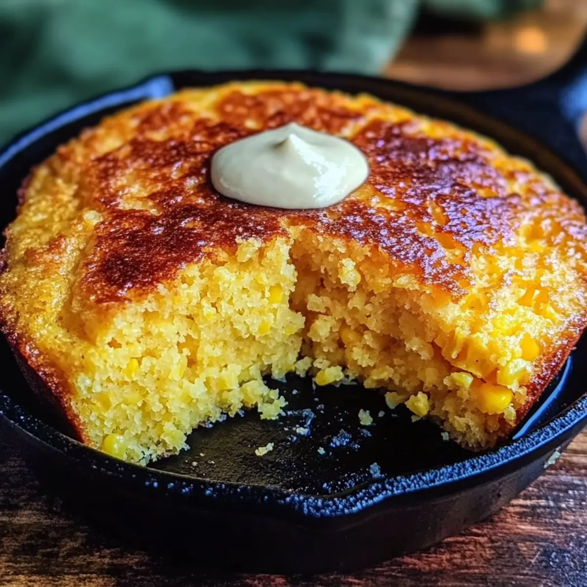Cast Iron Skillet Cornbread