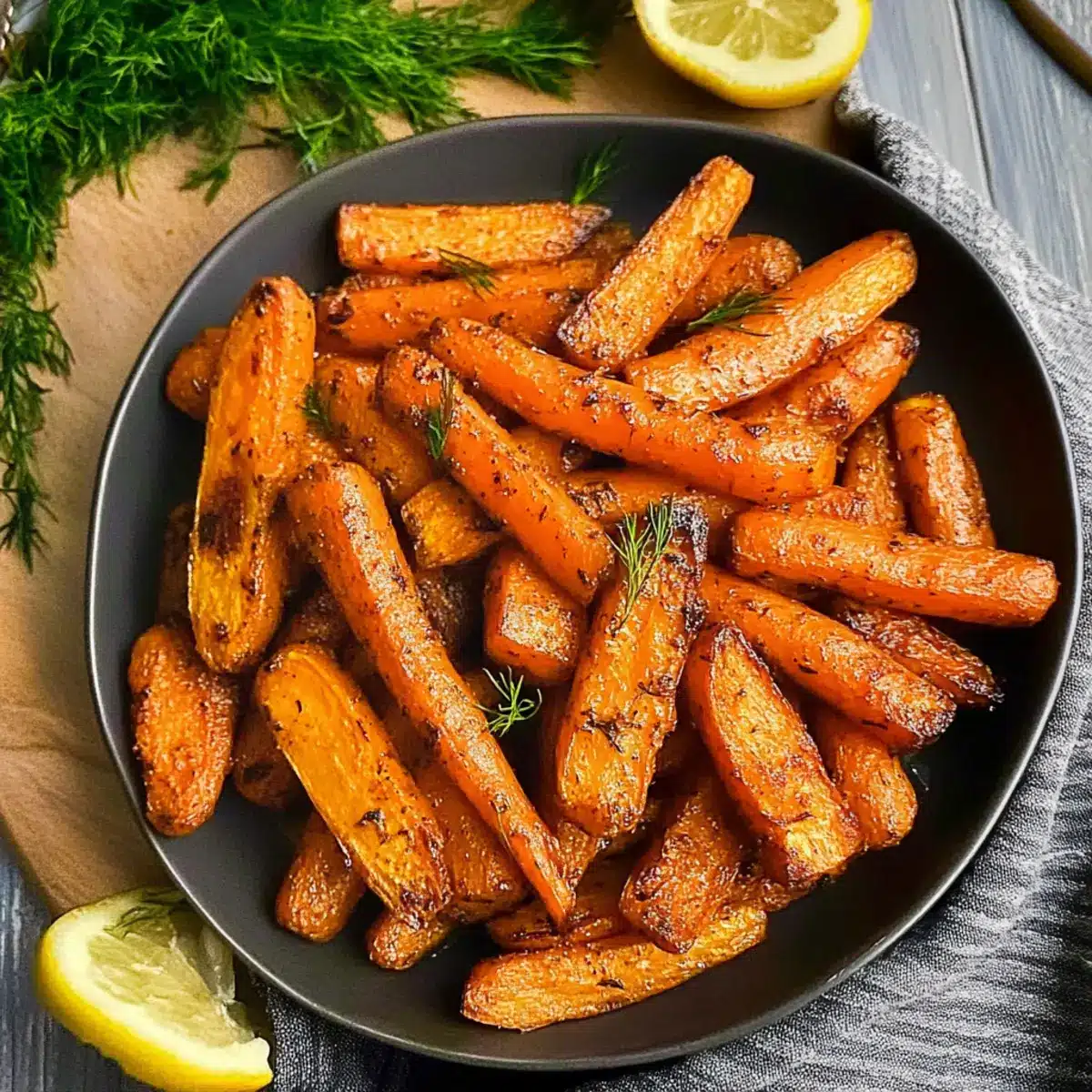 Air Fryer Roasted Carrots