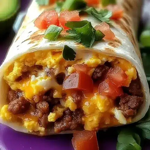 Spicy Southwest Breakfast Burritos