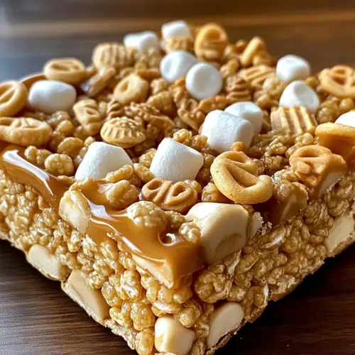 Crispy Biscoff Rice Krispie Treats