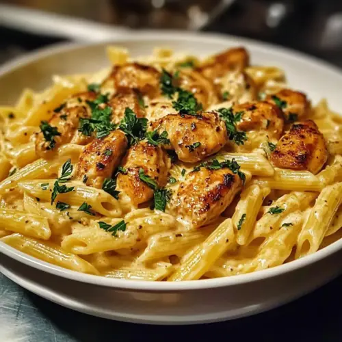 Garlic Parmesan Chicken Pasta